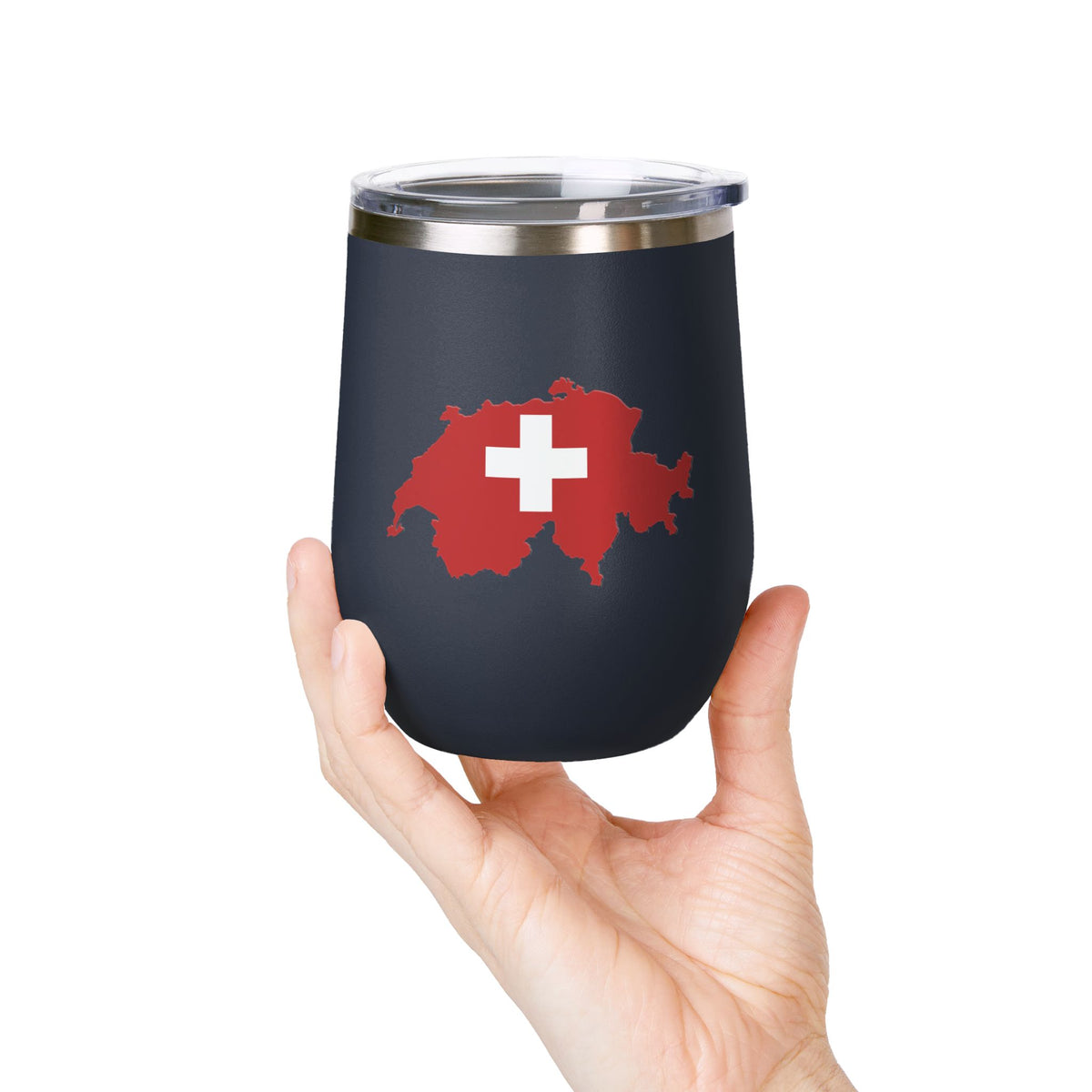 Swiss Tumbler Gift For Wine Lover Switzerland Cup Travel Drinkware Alpine Present Coffee Enthusiast Keepsake Patriotic Mug Friend Souvenir
