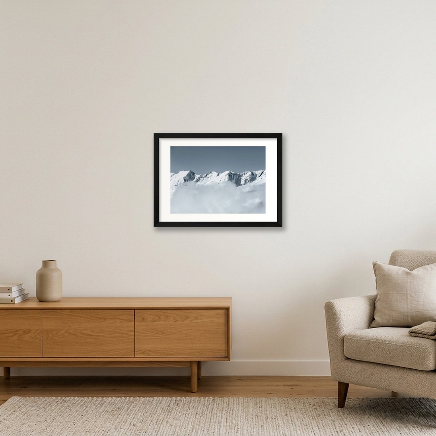 100 — A3 (42×30cm, 17×12") Black Frame