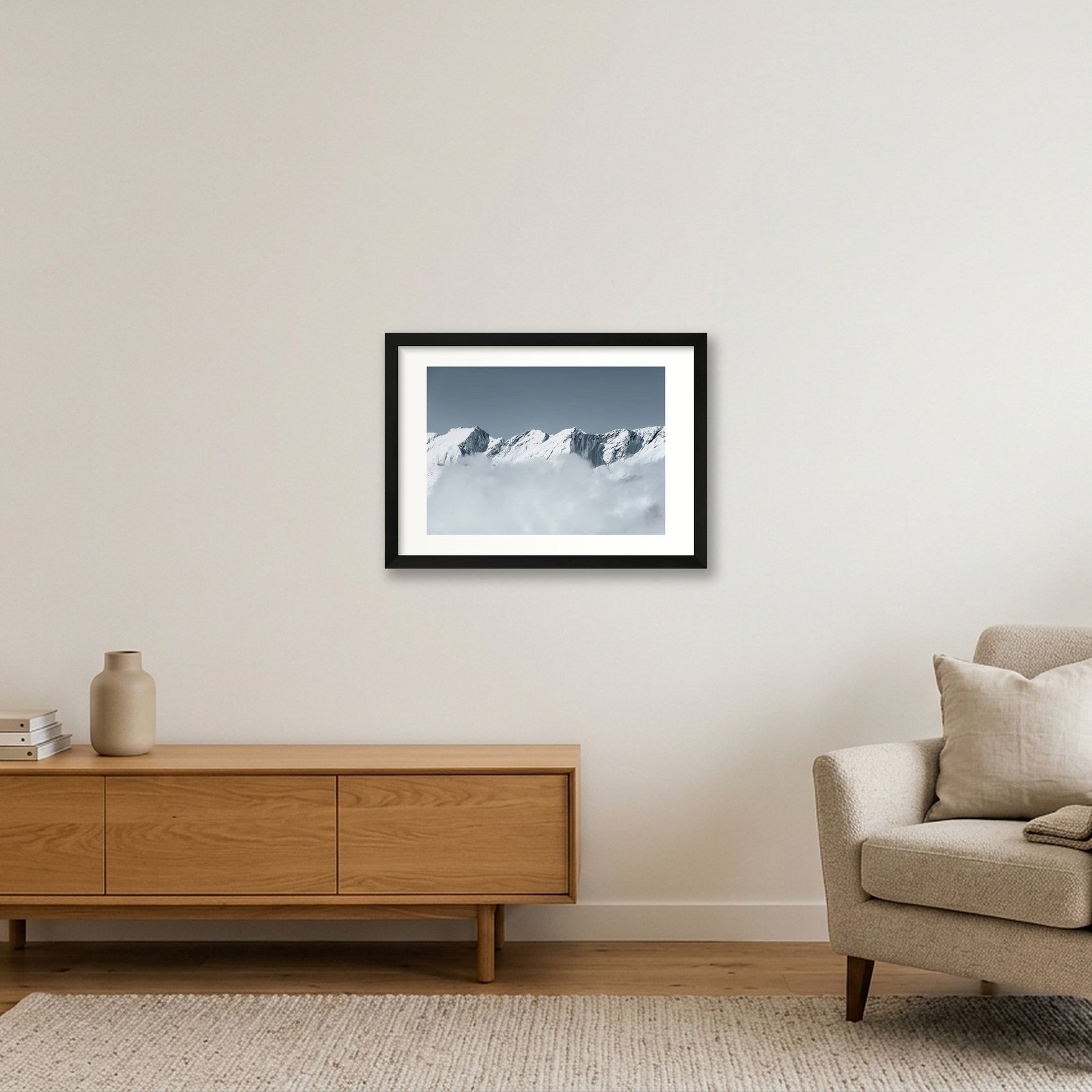 100 — A3 (42×30cm, 17×12") Black Frame