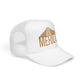 Embroidered Mexico Hat Gift For Travelers Cap Pyramid Embroidered Hat For Mexico Lovers Gift Golden Trucker Foam Mesh Cap Mexico Travel Gift