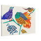 Colorful birds 1914 Atelier Martine Paul Poiret folk art canvas print #PD_303 - view 2