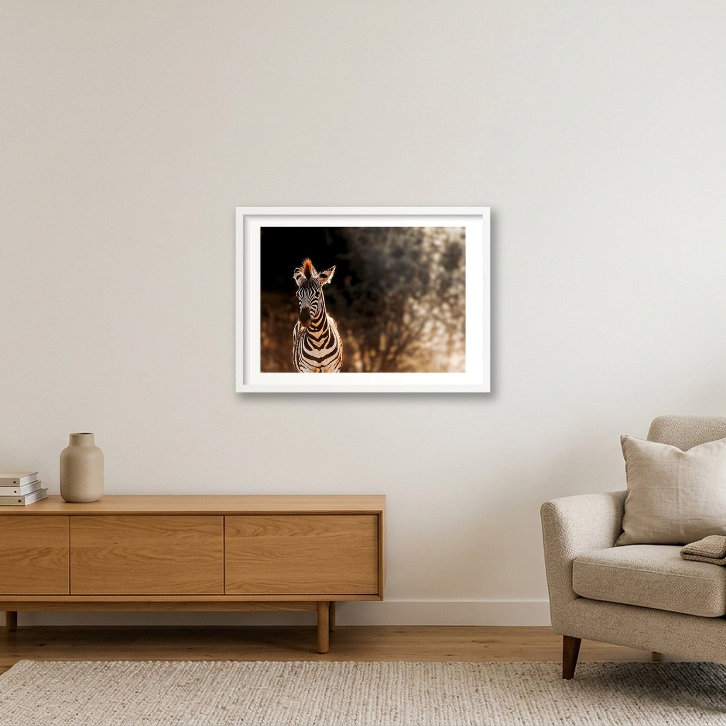420 — 59×42cm, 23×17" White Frame
