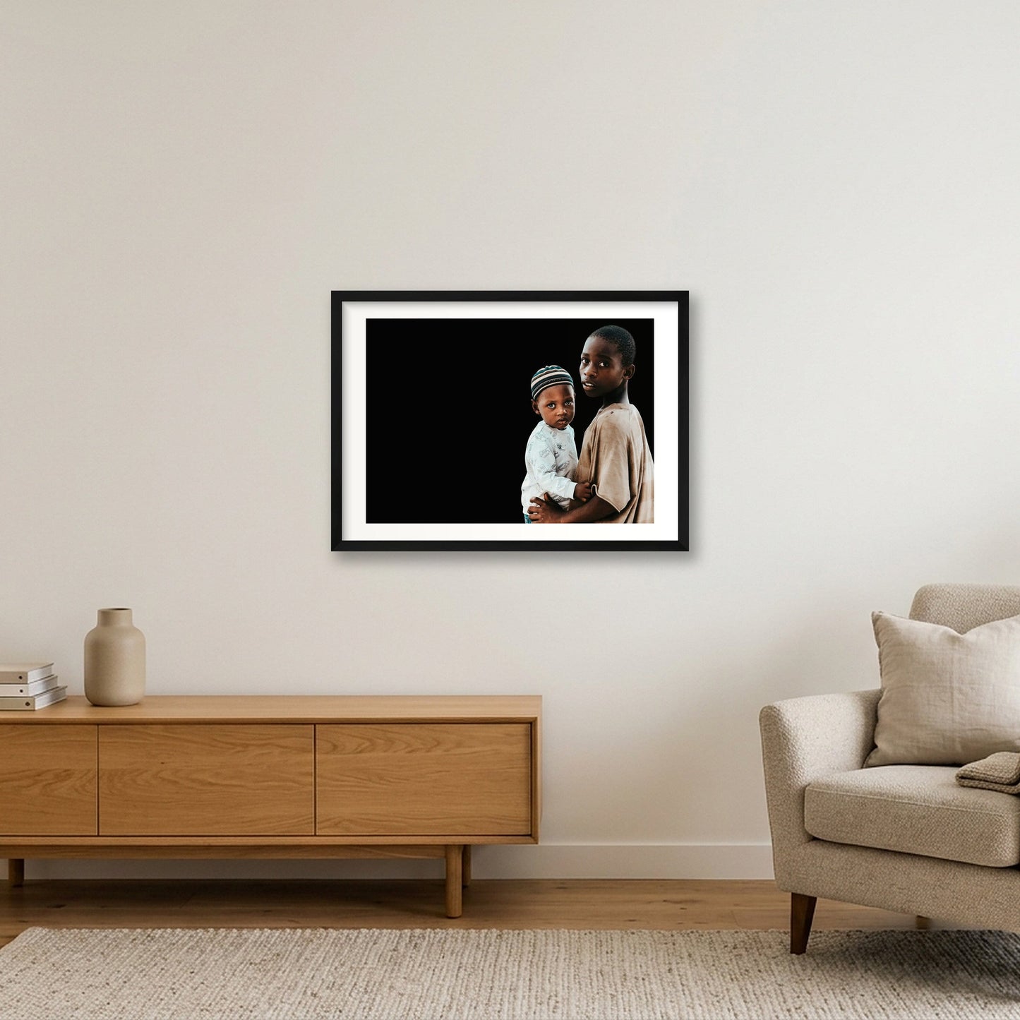 116 — 59×42cm, 23×17" Black Frame