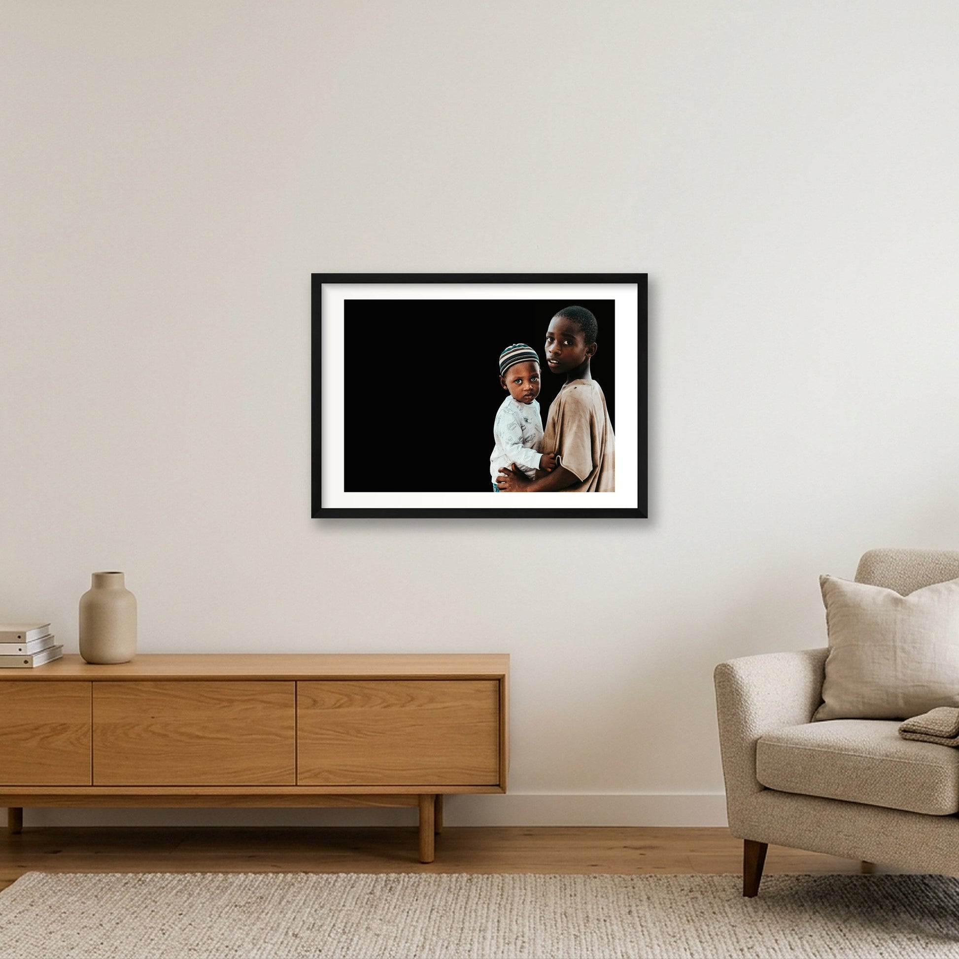 116 — 59×42cm, 23×17" Black Frame