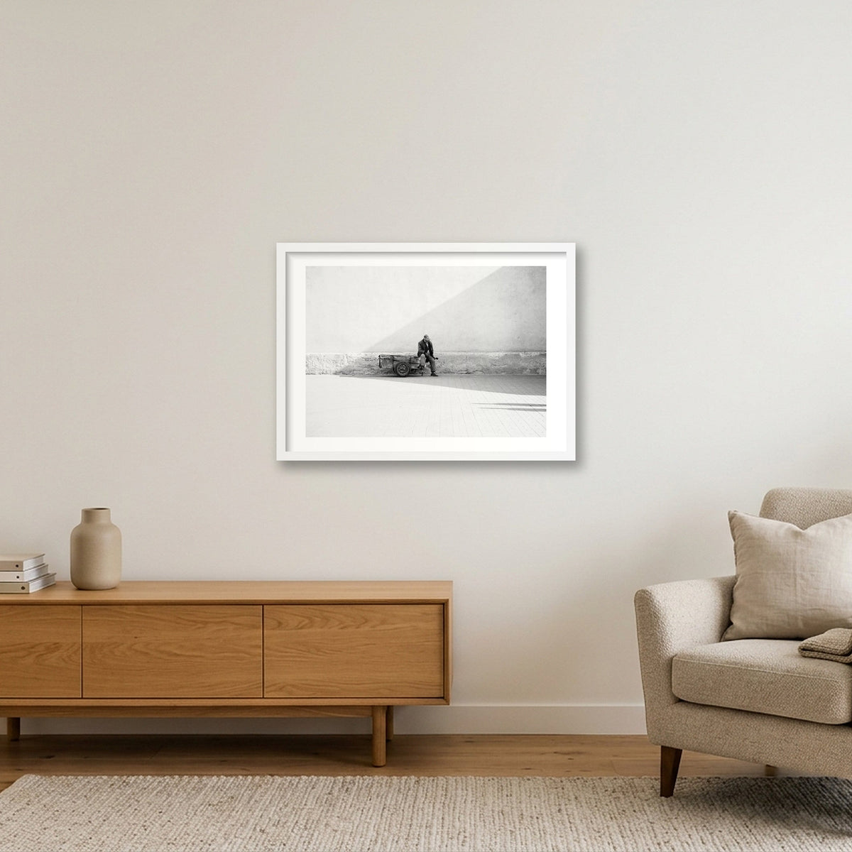 1852 — 59×42cm, 23×17" White Frame