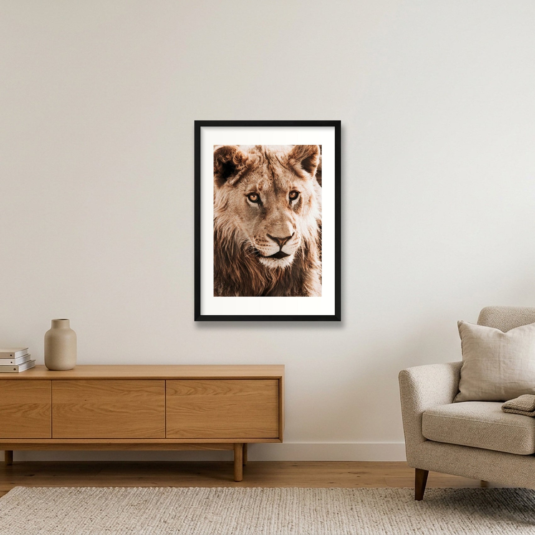 1811 — 42×59cm, 17×23" Black Frame