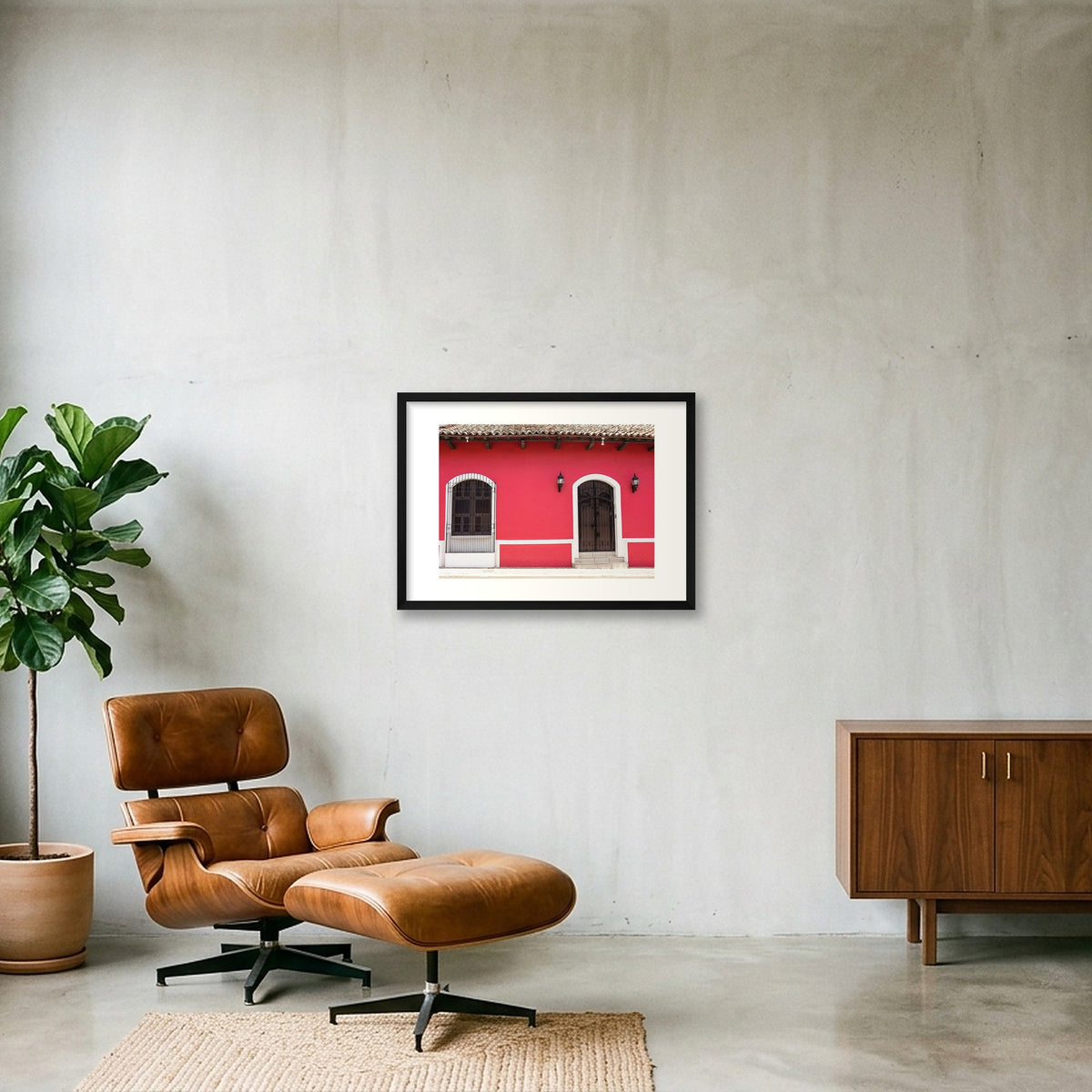 1380 — 59×42cm, 23×17" Black Frame