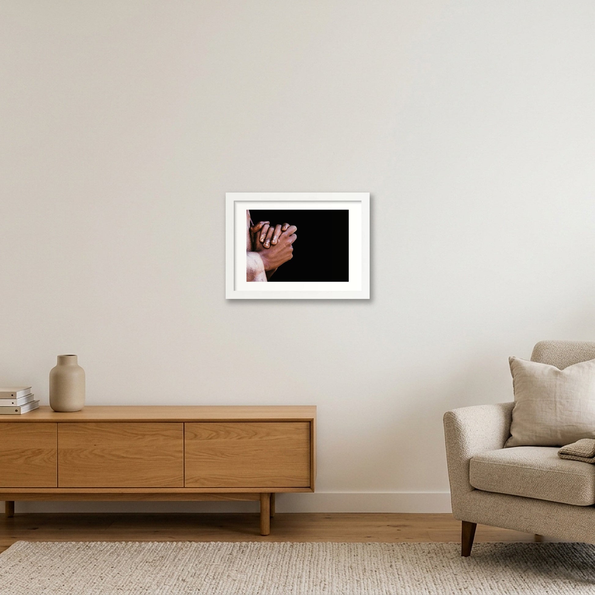 7  — A4 (30×21cm, 12×8") White Frame