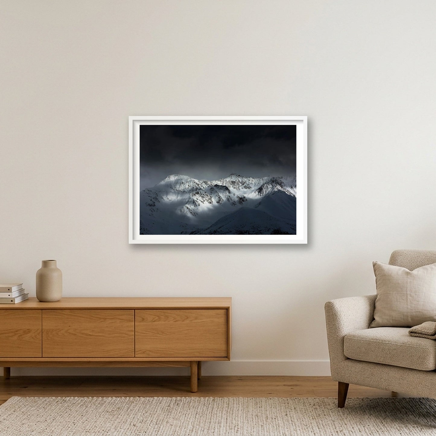 401 — 84×59cm, 33×23" White Frame