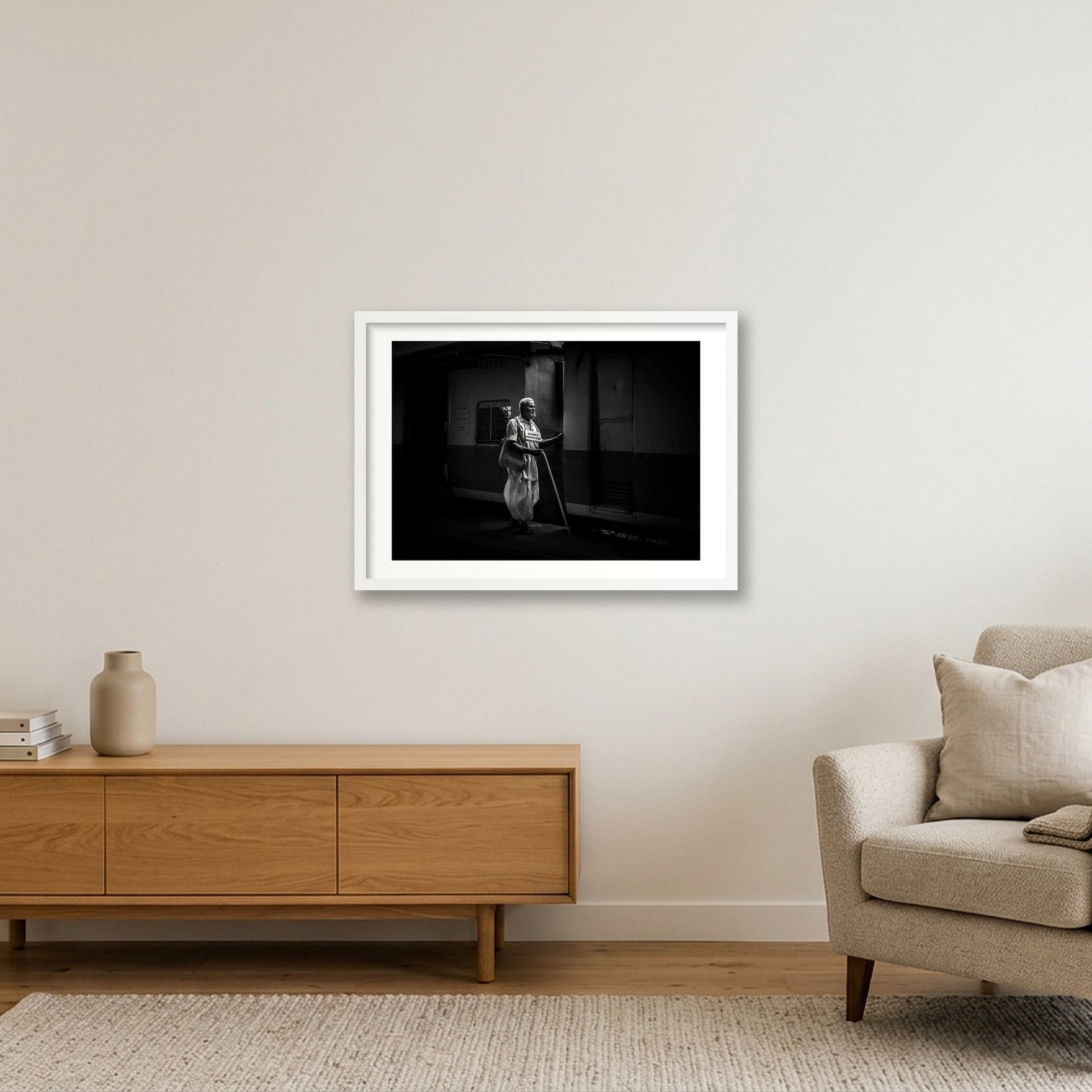 1856 — 59×42cm, 23×17" White Frame