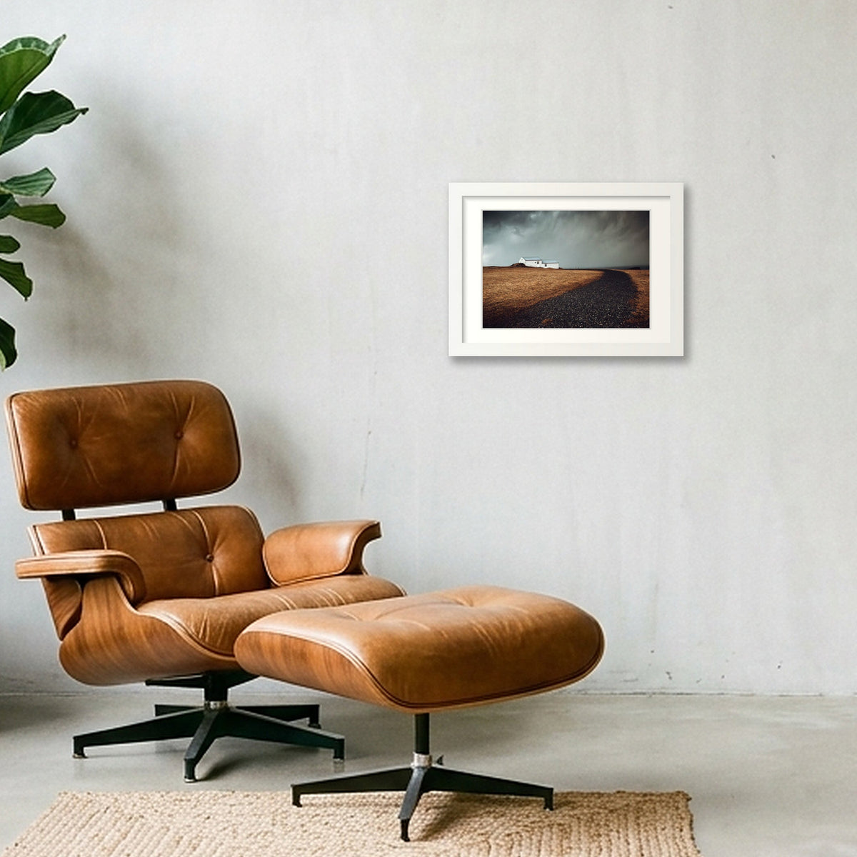 125 — A4 (30×21cm, 12×8") White Frame