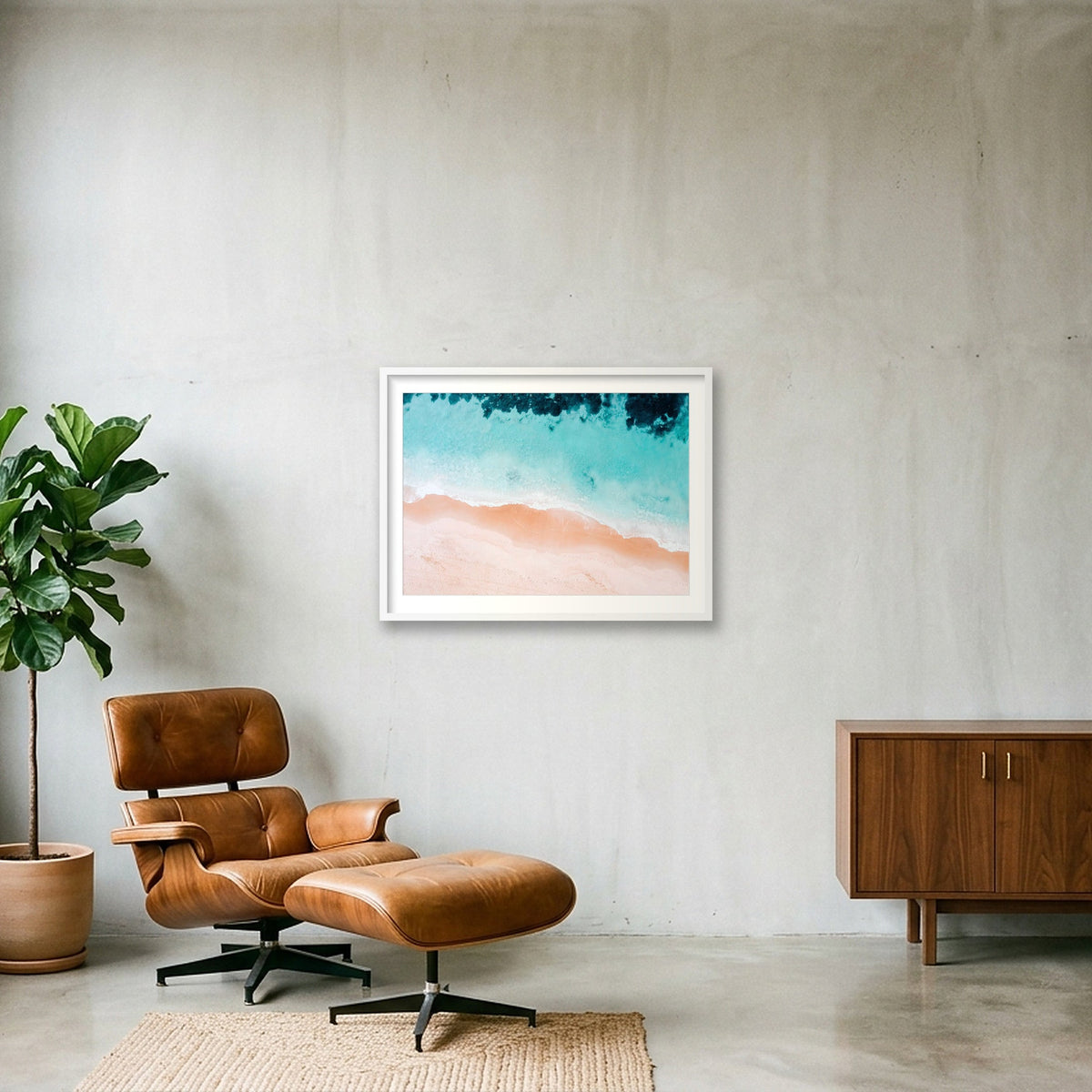 42 — 80×60cm, 31×24" White Frame