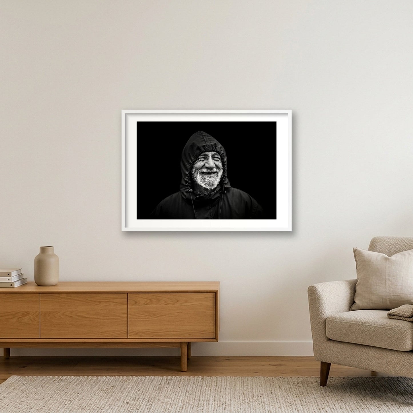 133  — 84×59cm, 33×23" White Frame