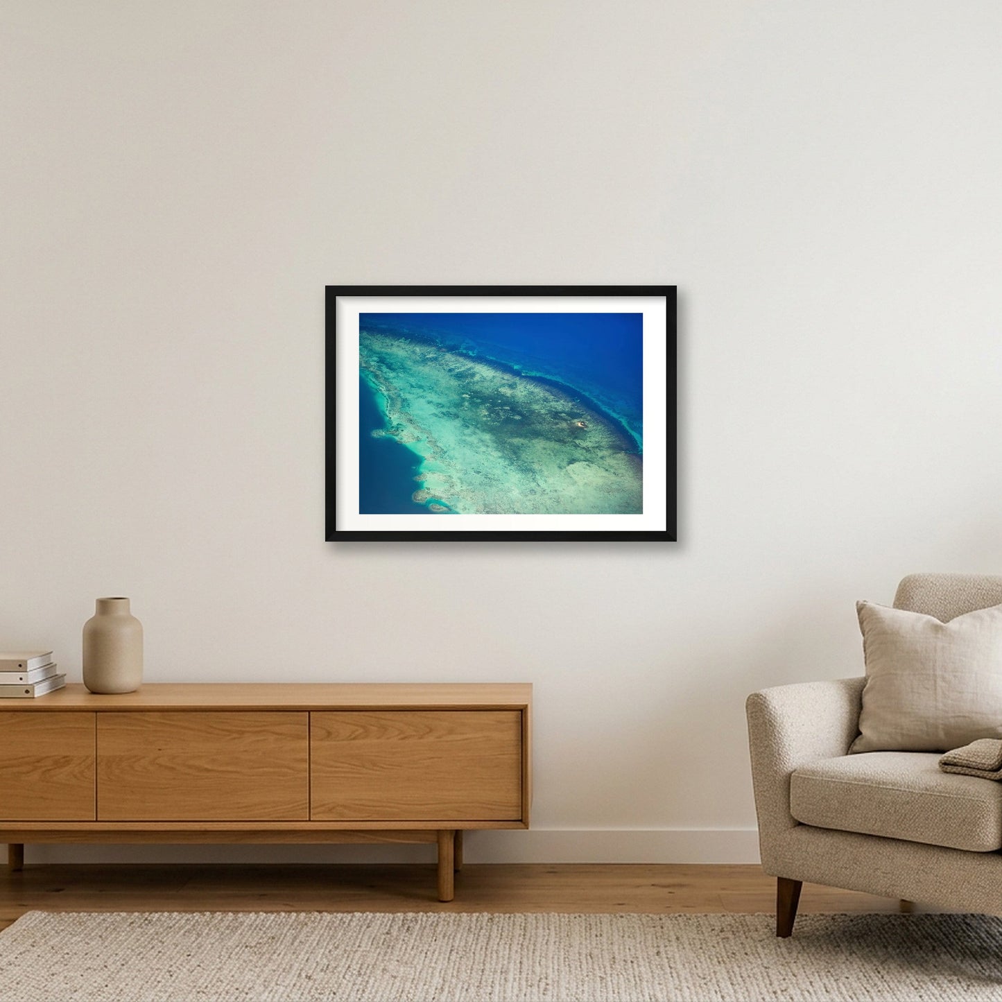 1282 — 59×42cm, 23×17" Black Frame