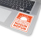 Retro Summer Sticker Beach Goer Orange Sun Laptop Decal Gift For Friend Fun Travel Art Unique Aesthetic Present For Teen Coastal Item Design