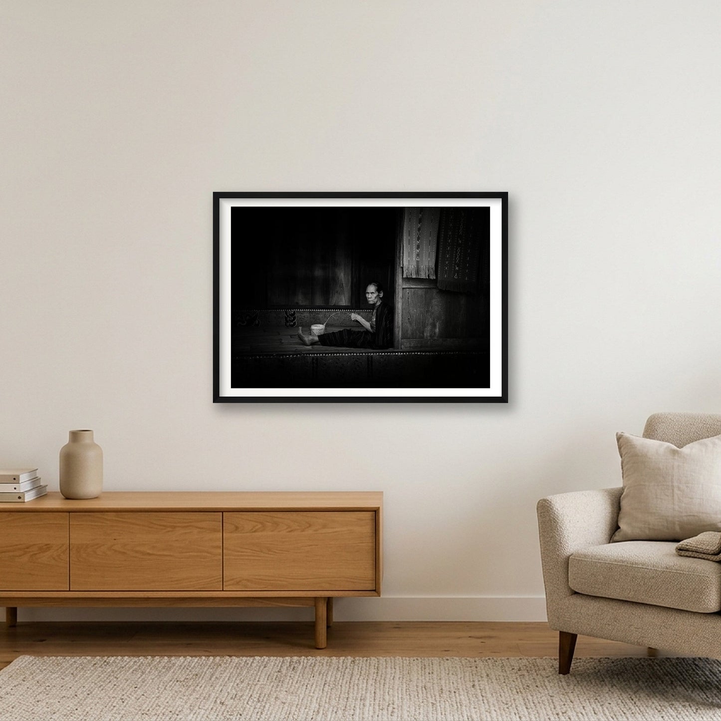 1882 — 84×59cm, 33×23" Black Frame