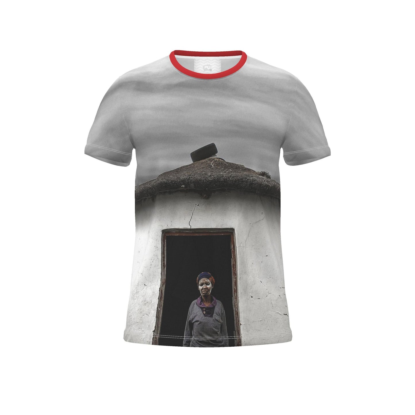 Cut and Sew All Over Print T-Shirt
