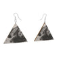 Wooden Earrings: Geometric Shape