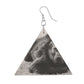 Wooden Earrings: Geometric Shape