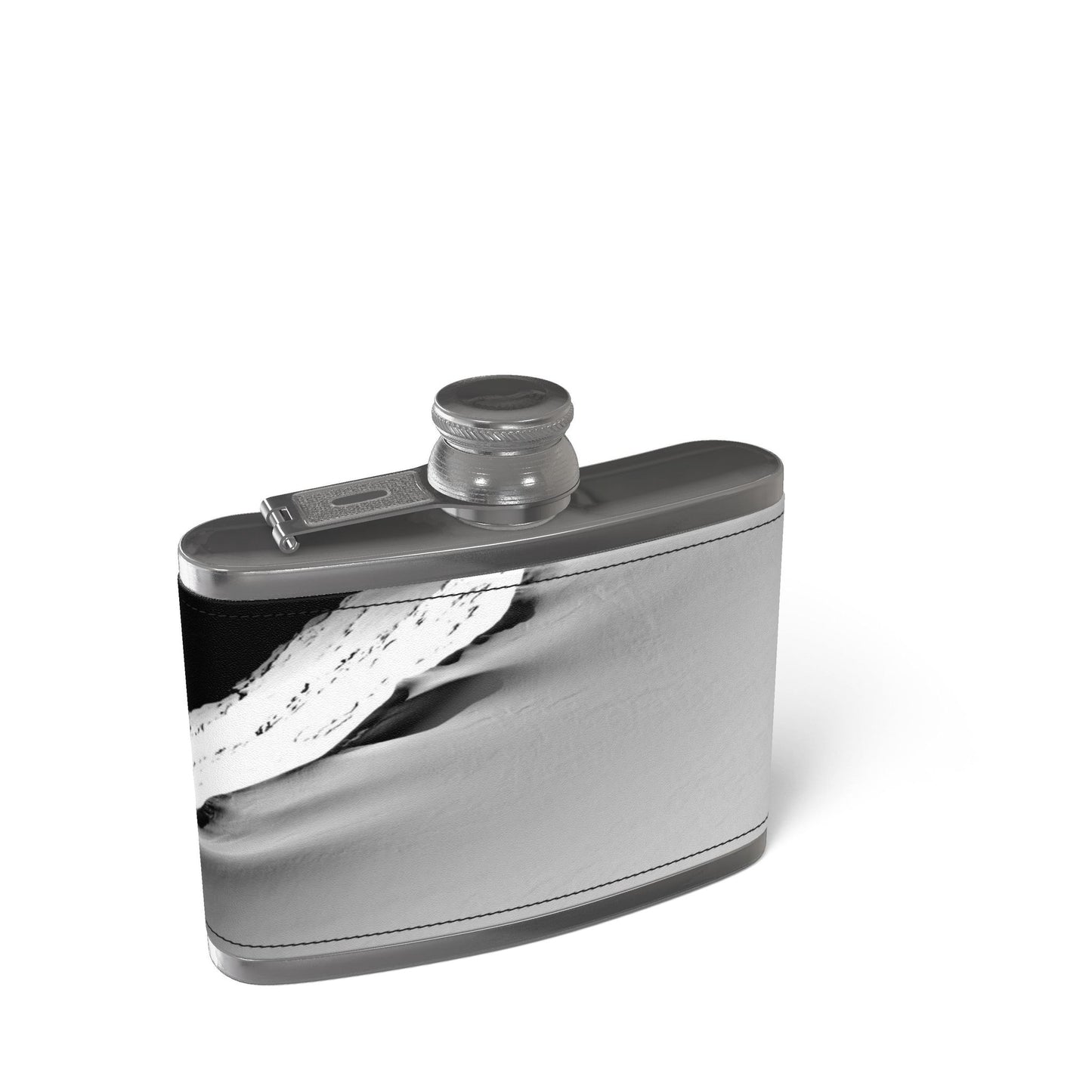 Leather Wrapped Hip Flask