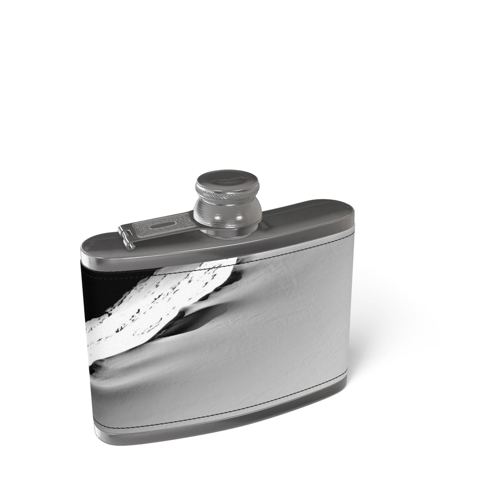 Leather Wrapped Hip Flask