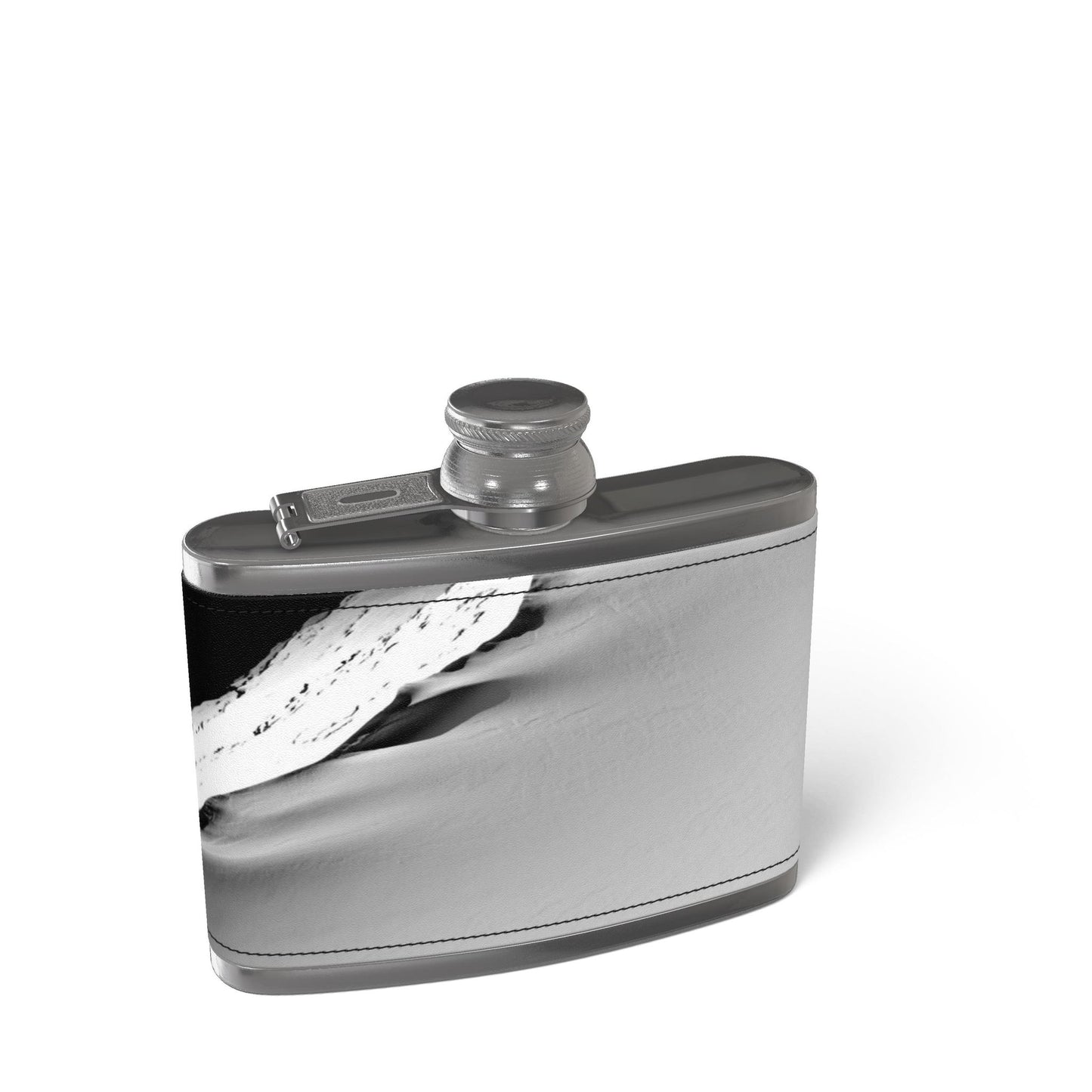 Leather Wrapped Hip Flask