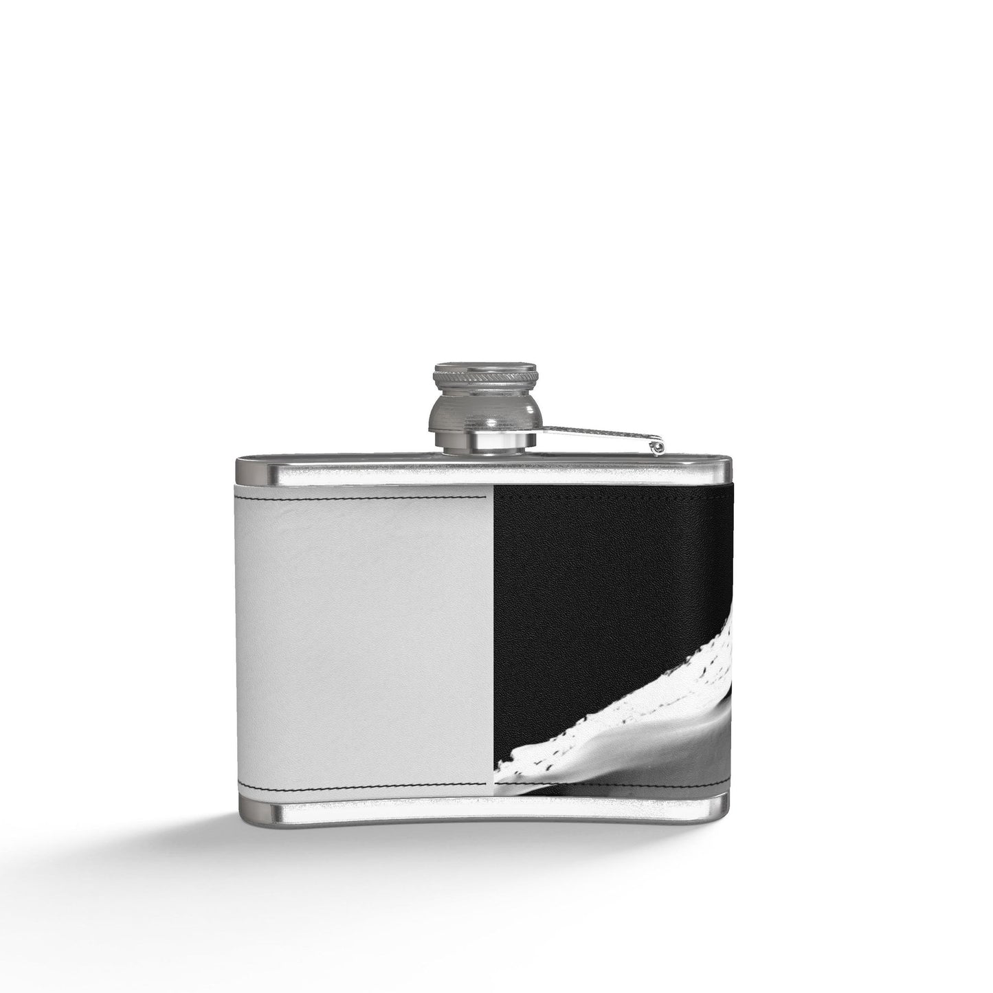 Leather Wrapped Hip Flask