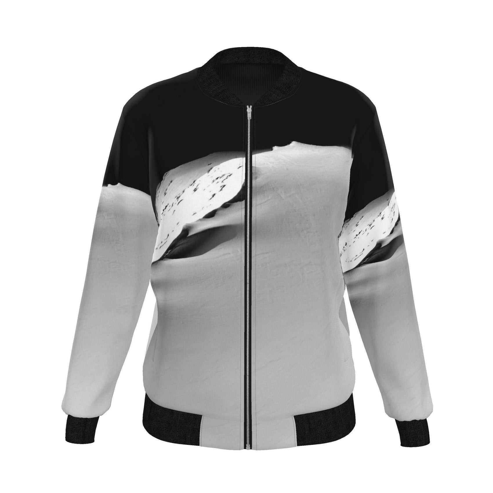 Women's Reversible Silk Bomber Jacket