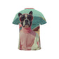 Cut and Sew All Over Print T-Shirt