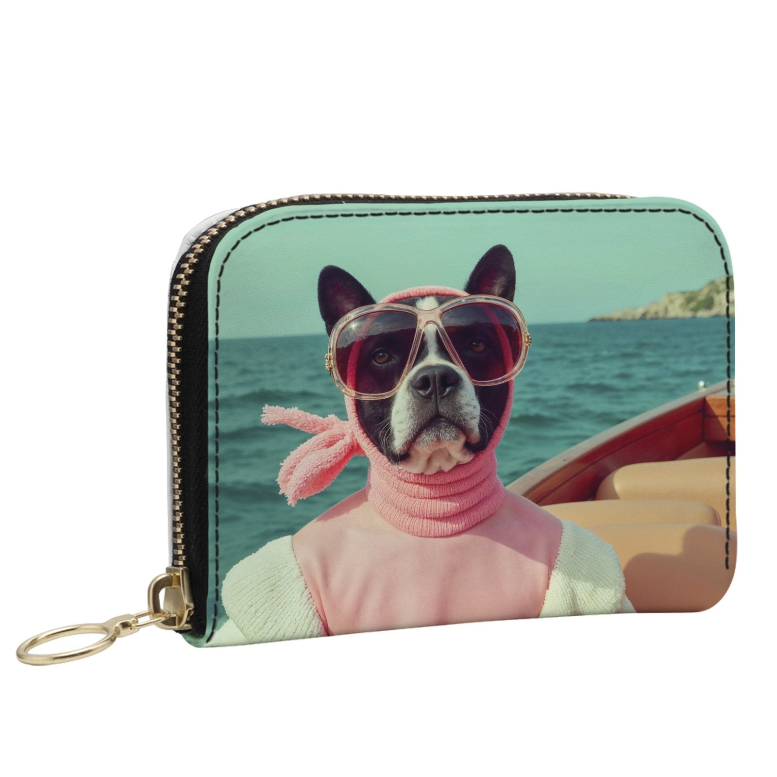 Small Leather Zip Purse