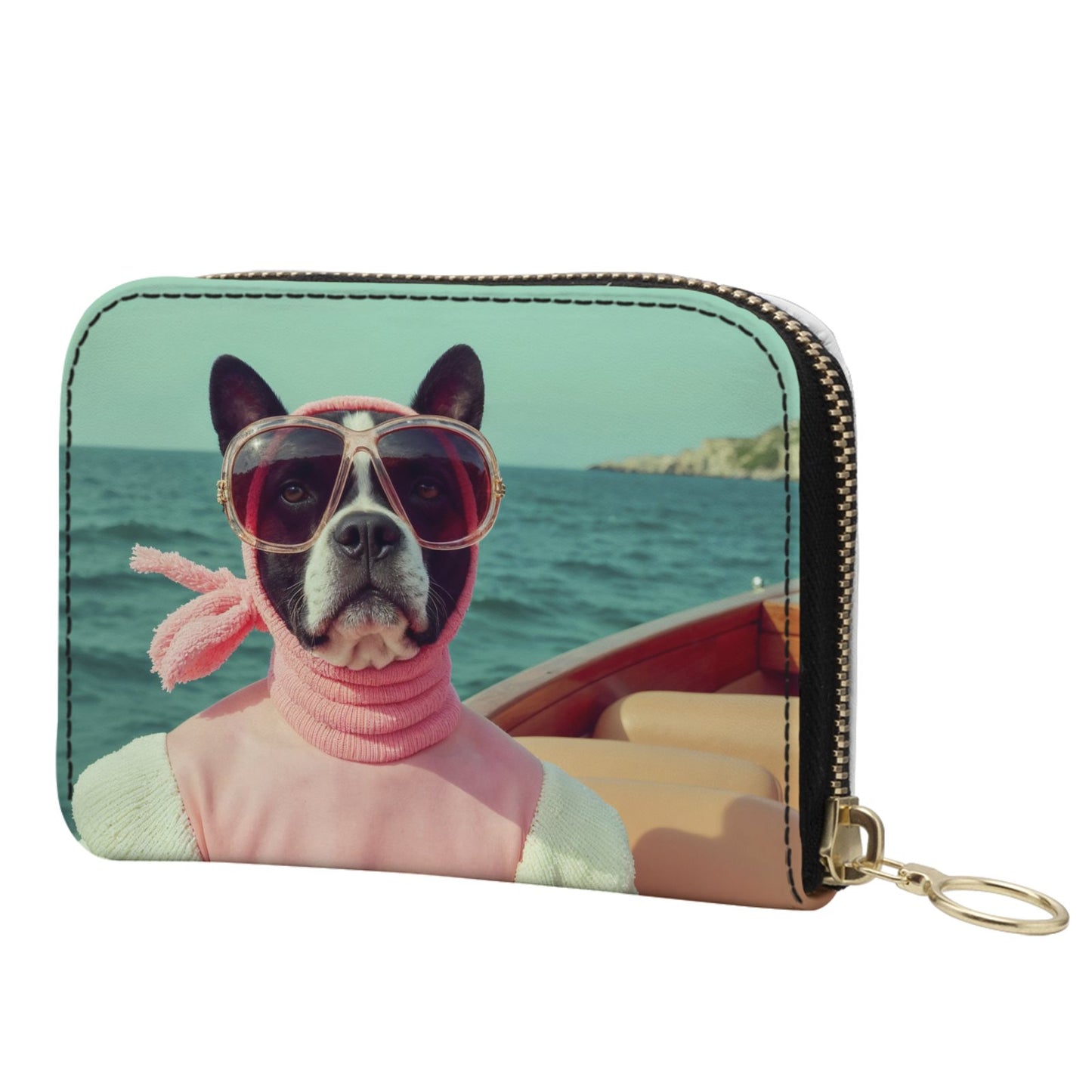 Small Leather Zip Purse