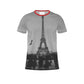 Cut and Sew All Over Print T-Shirt
