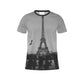 Cut and Sew All Over Print T-Shirt