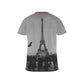 Cut and Sew All Over Print T-Shirt