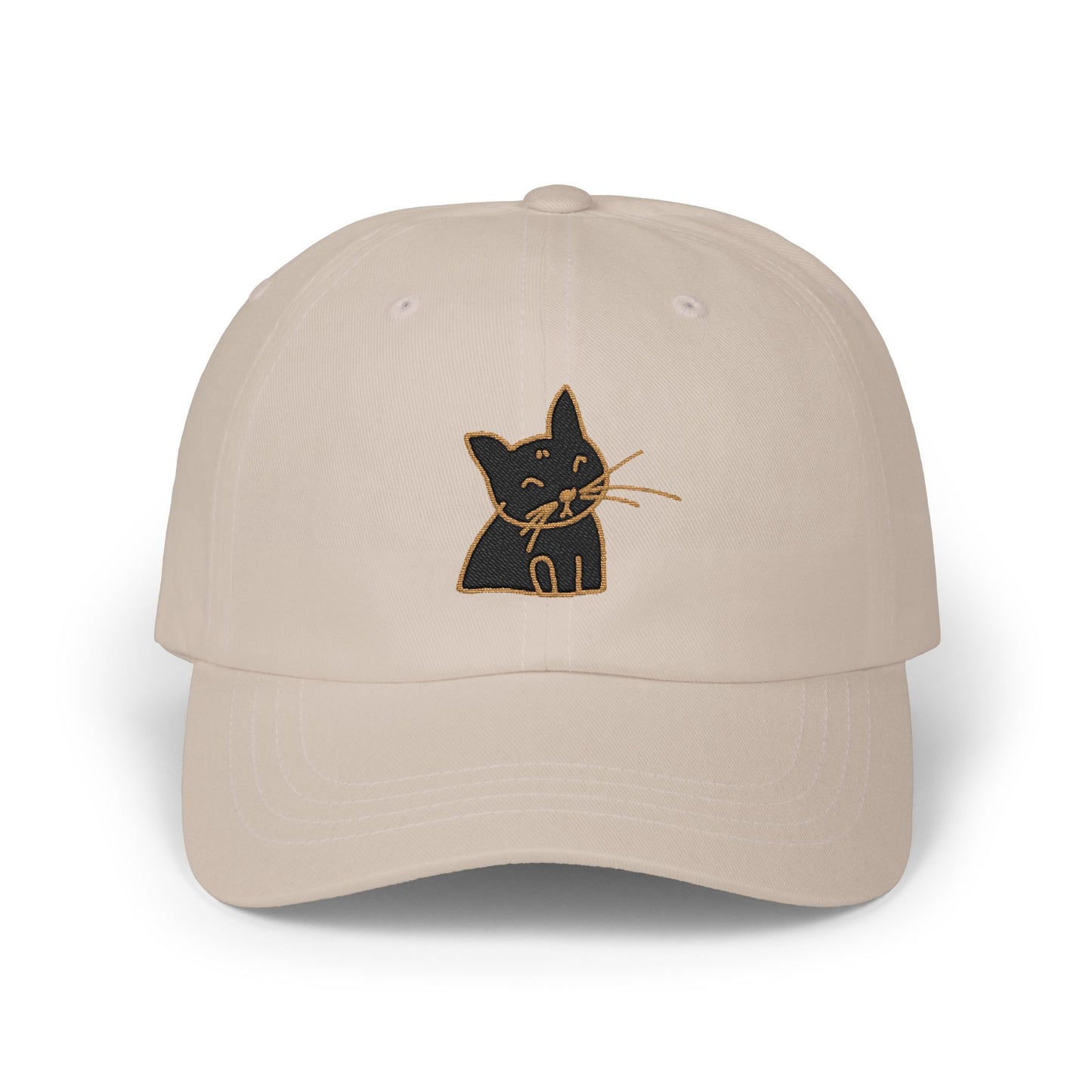 White Cat Embroidered Hat Gift For Cat Mom Gift For Cat Lover Minimal Aesthetic Cap Summer Outfit Hat Casual Daily Wear Fashion Accessory