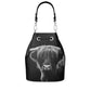 Highland Cow Leather Bucket Bag Black And White Scottish Cattle Handba