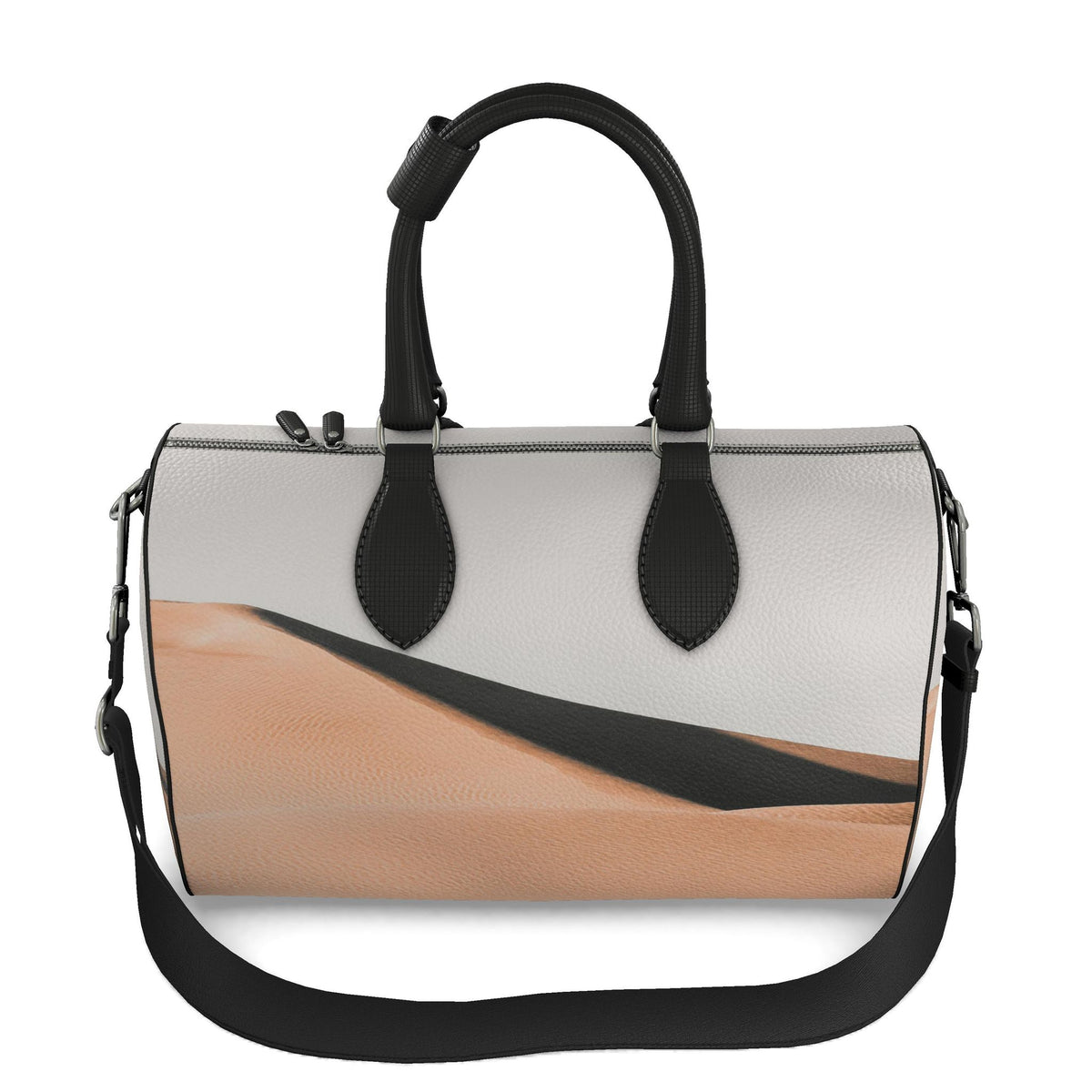 Sahara Desert Leather Duffle Bag Morocco Photography Travel Bag