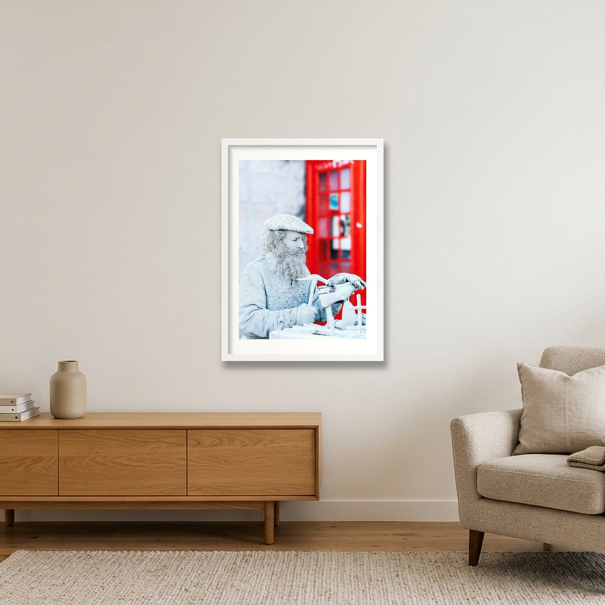 446 — 42×59cm, 17×23" White Frame