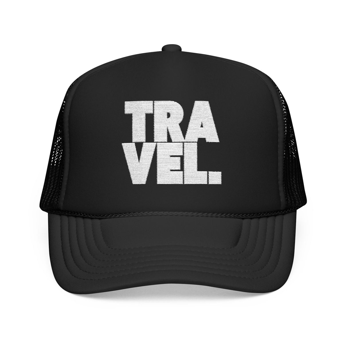 Red Adventure Trucker Hat Vacation Cap For Women Embroidered Cap Gift For Traveler Road Trip Gift For Her Weekend Escape Mesh Snapback