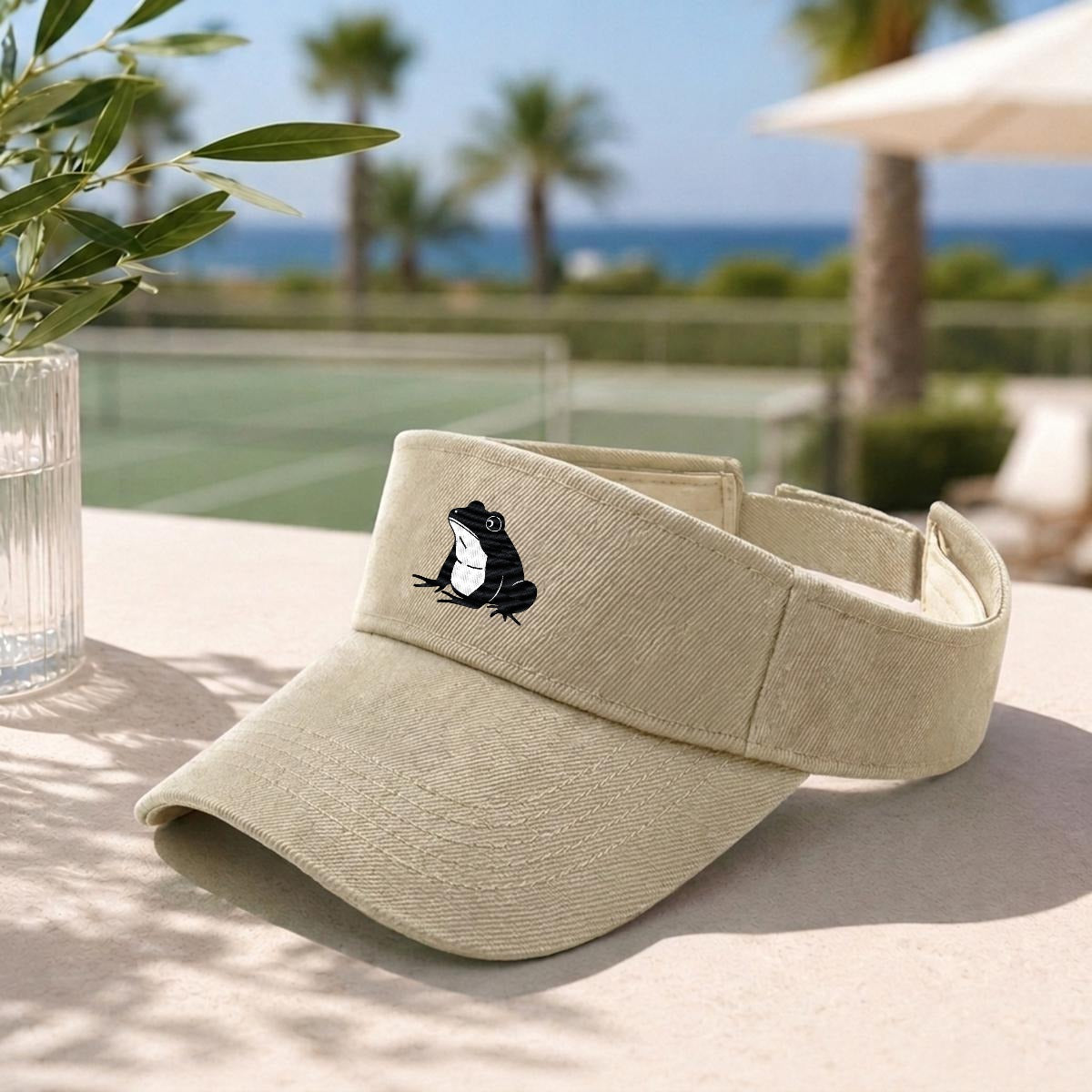 Embroidery Open-Top Visor