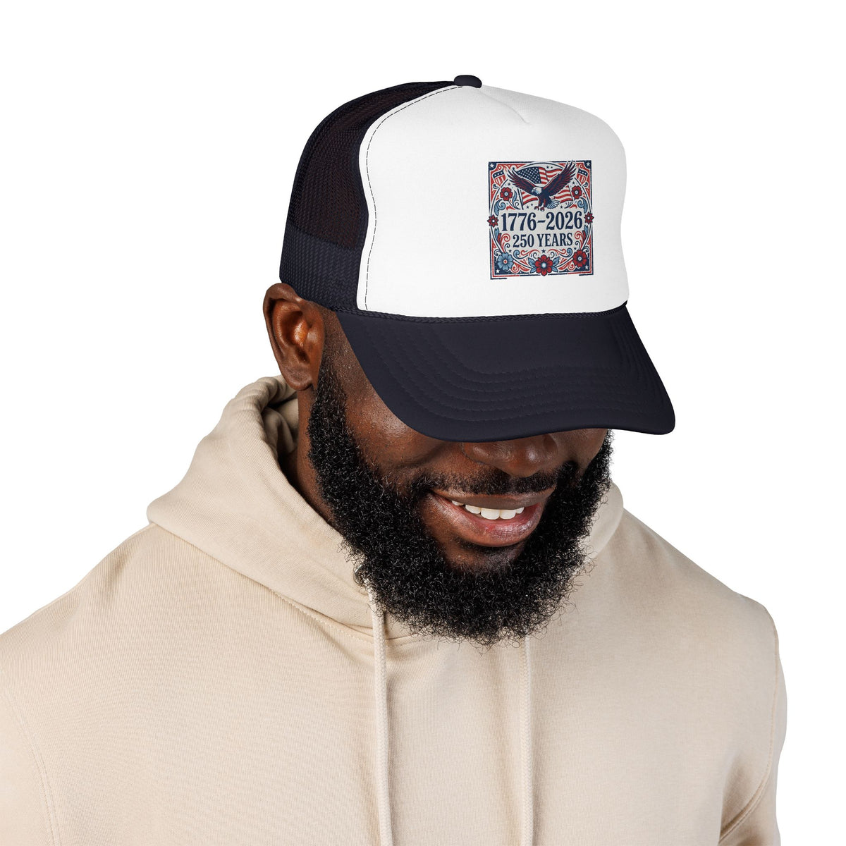 USA 250th Anniversary Hat For Men America 250 Cap Gift for Outdoor Activities Fourth Of July Hat for Hikers 1776 2026 Eagle Patriotic Gift