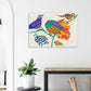 Colorful birds 1914 Atelier Martine Paul Poiret folk art canvas print #PD_303 - view 9