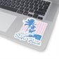 Surfer Beach Sticker For Surfboard Gift For Surfer Coastal Wave Decal Beach Lover Gift Sticker For Laptop Summer Water Bottle Surf Gift