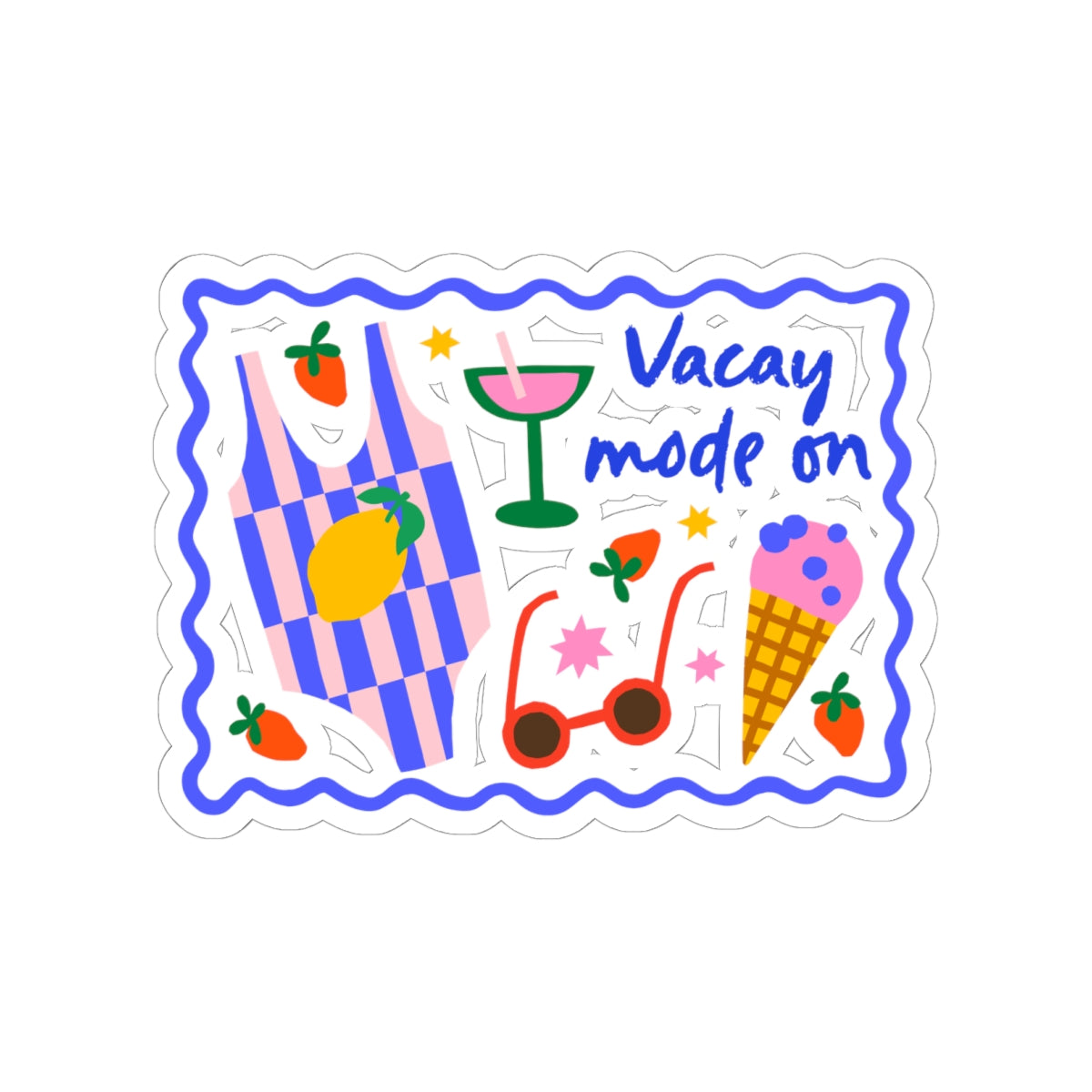 Vacation Sticker Girls Trip Gift Beach Party Decal Pool Lover Present Summer Travel Keepsake Teen Birthday Accessory Best Friend Surprise
