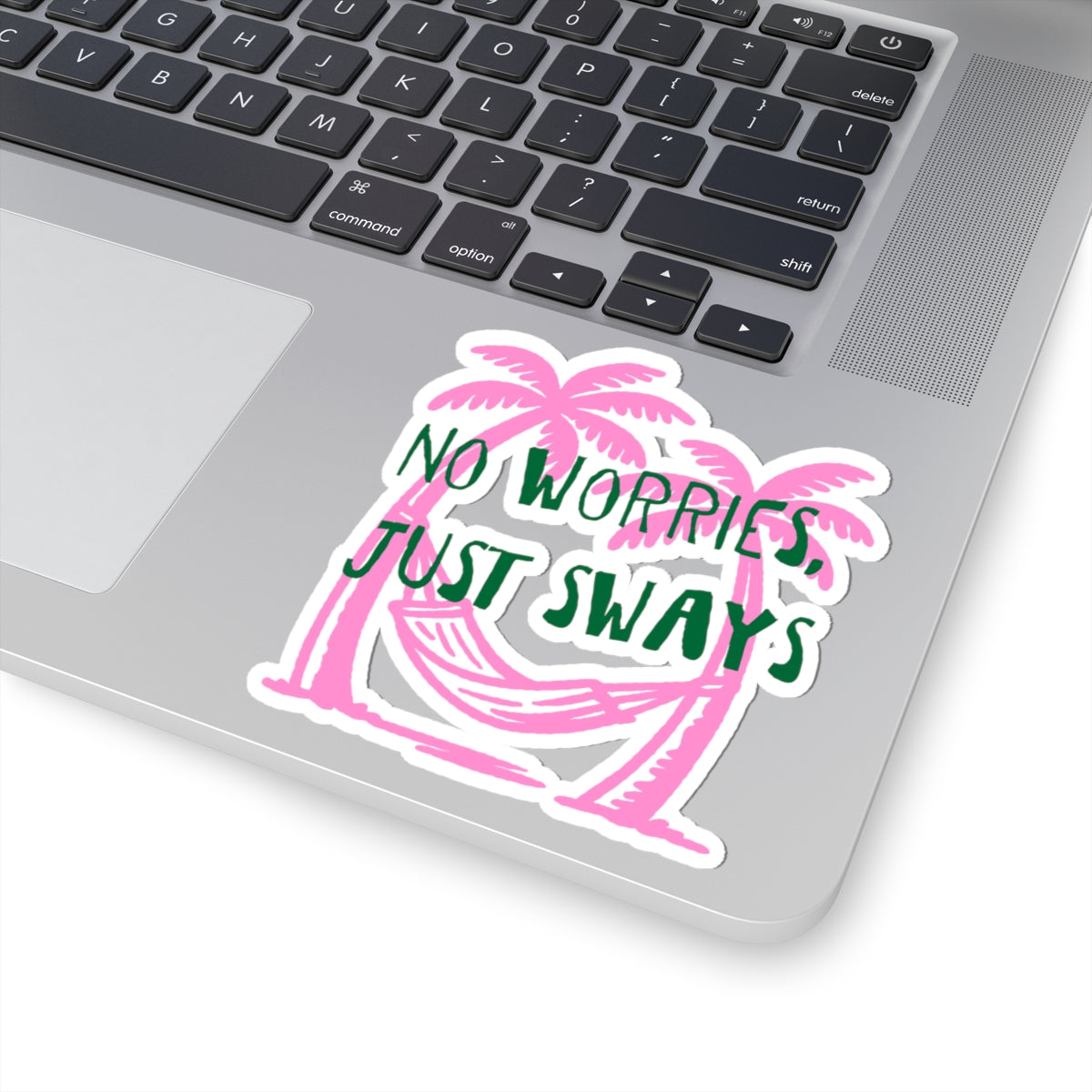 Beach Sticker For Vacation Lover Gift Palm Tree Decal Summer Travel Accessory Surfer Girl Present Tropical Journal Accent Hammock Vibes