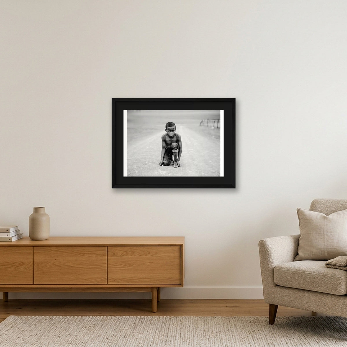 1881 — 59×42cm, 23×17" Black Frame