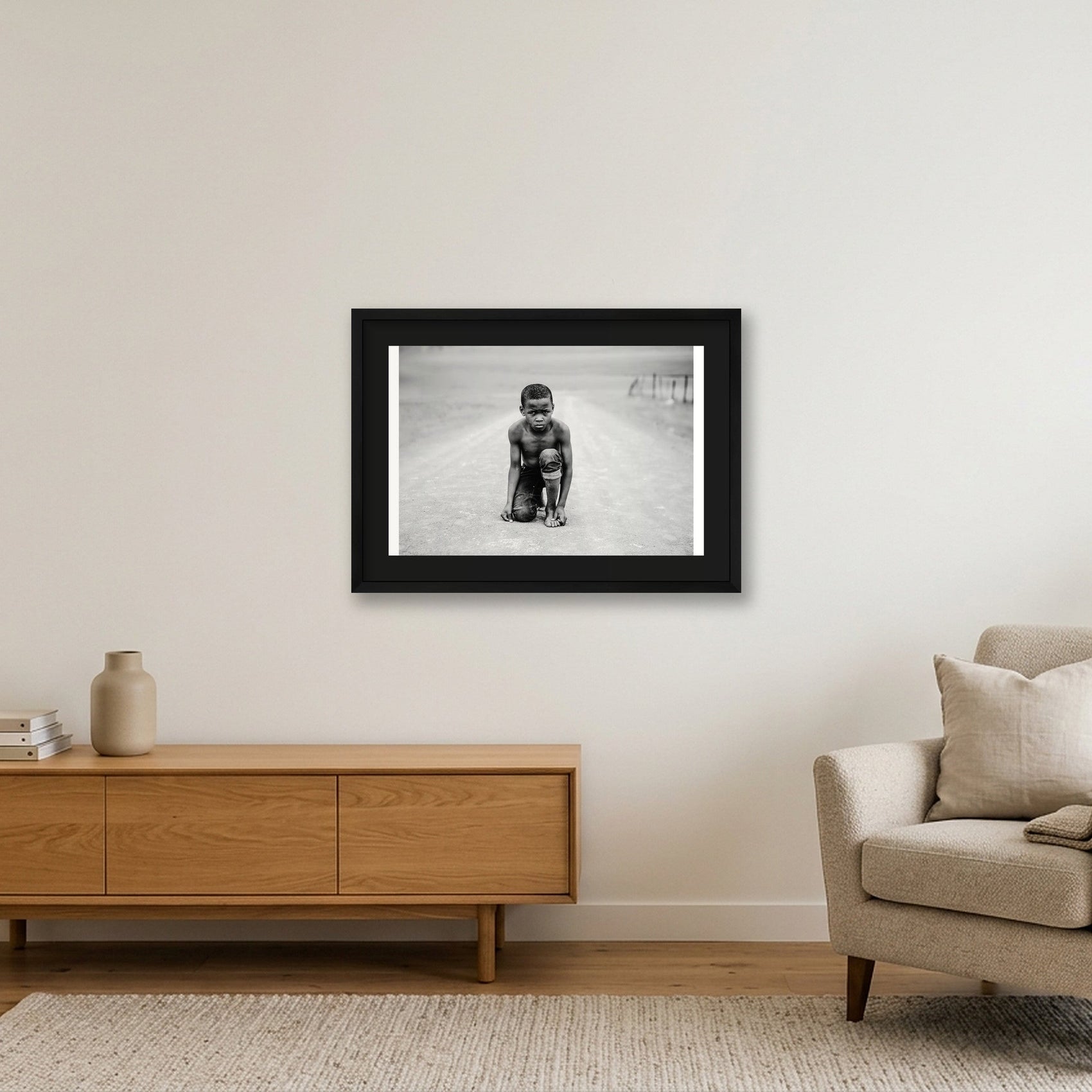 1881 — 59×42cm, 23×17" Black Frame