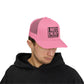 Pink Embroidered Hat Sarcastic Gift For Friend Motivational Cap Streetwear Hat Gym Hat Mesh Back Dad Hat Gift for Her Trendy Fashion Cap
