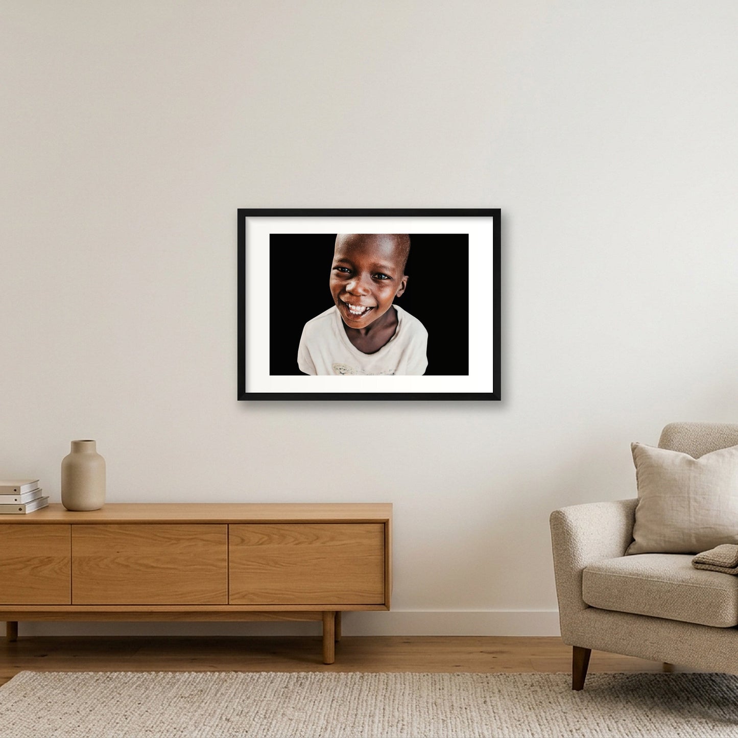 8 — 59×42cm, 23×17" Black Frame