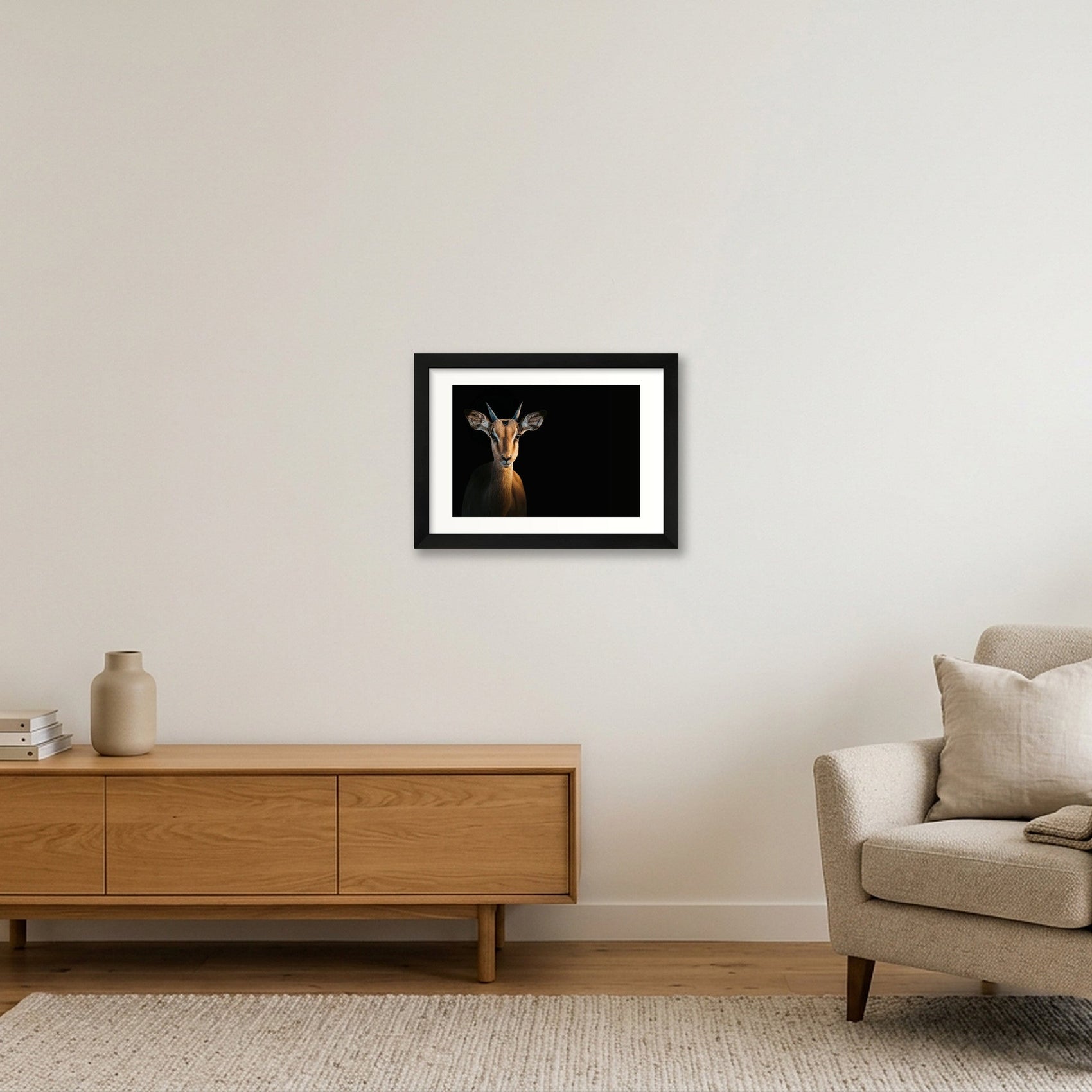 117 — A4 (30×21cm, 12×8") Black Frame